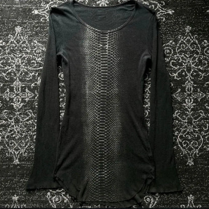 Snakeskin Print T-shirt