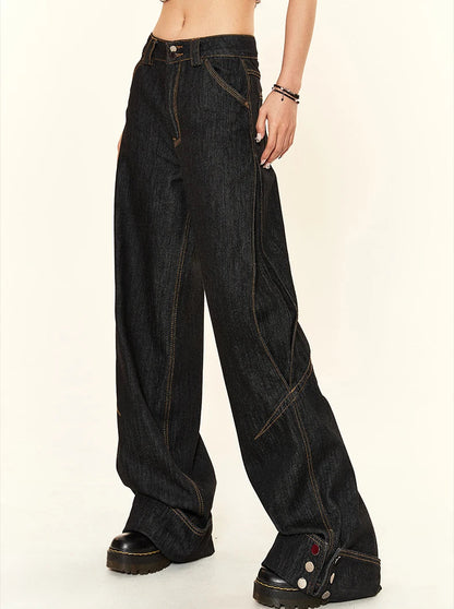 Baggy Denim Trousers