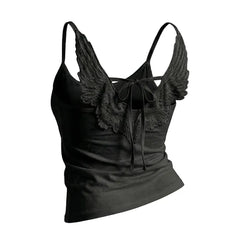 Angel Wings Embroidered Vest - PWM