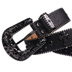 Western Cowboy Cross Rhinestone belt - PWM