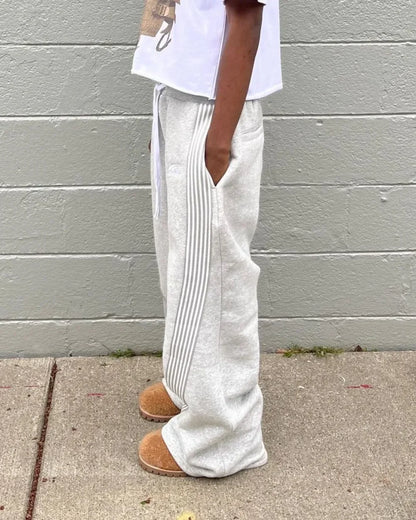 Striped Knitted Pants