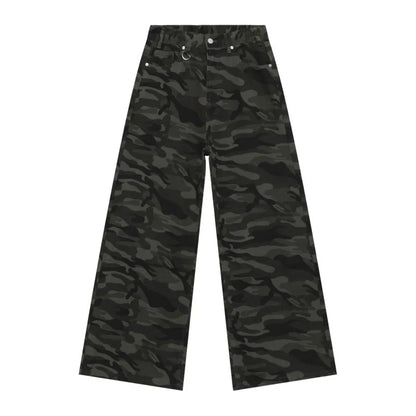 Camouflage Loose Jeans