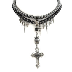 Irregular Bead Splicing Necklace - PWM