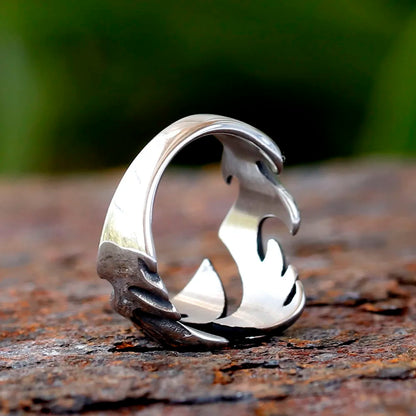 Flame motif Ring