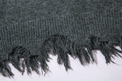 Knitted Zipper Sleeve Pullover Sweater - PWM