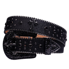 Western Cowboy Cross Rhinestone belt - PWM