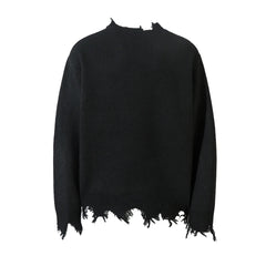 Knitted Zipper Sleeve Pullover Sweater - PWM