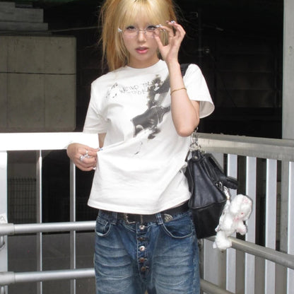 2000s Graphic Print T-shirt