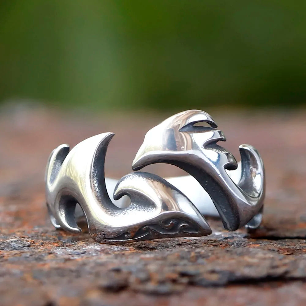 Flame motif Ring