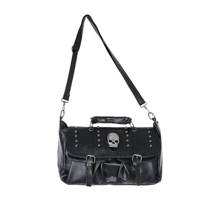 Rivet Skull Shoulder Bag