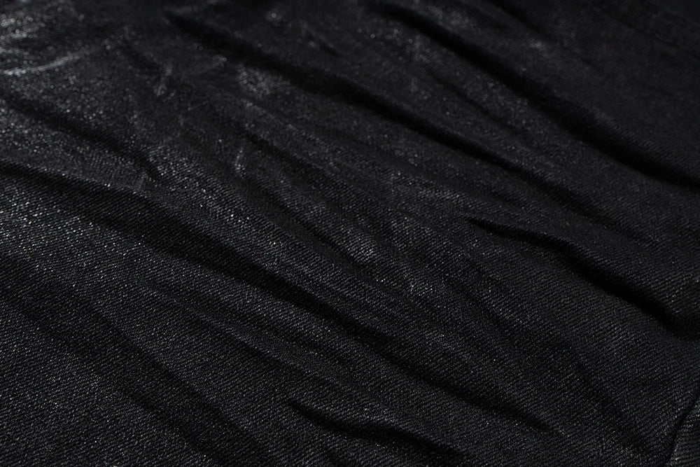 Glue Coated Boot cut Flared Pants - PWM