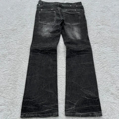 Double Waist Lace Up Jeans - PWM