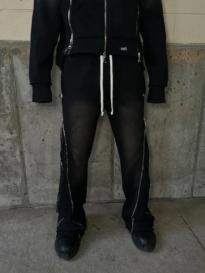 Zipper Sweatpants