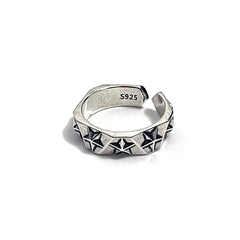 Sterling Silver Star Rings - PWM