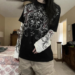 Goth Pattern Two-Piece T-Shirt - PWM