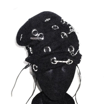 Punk Studs Knitted Beacnie
