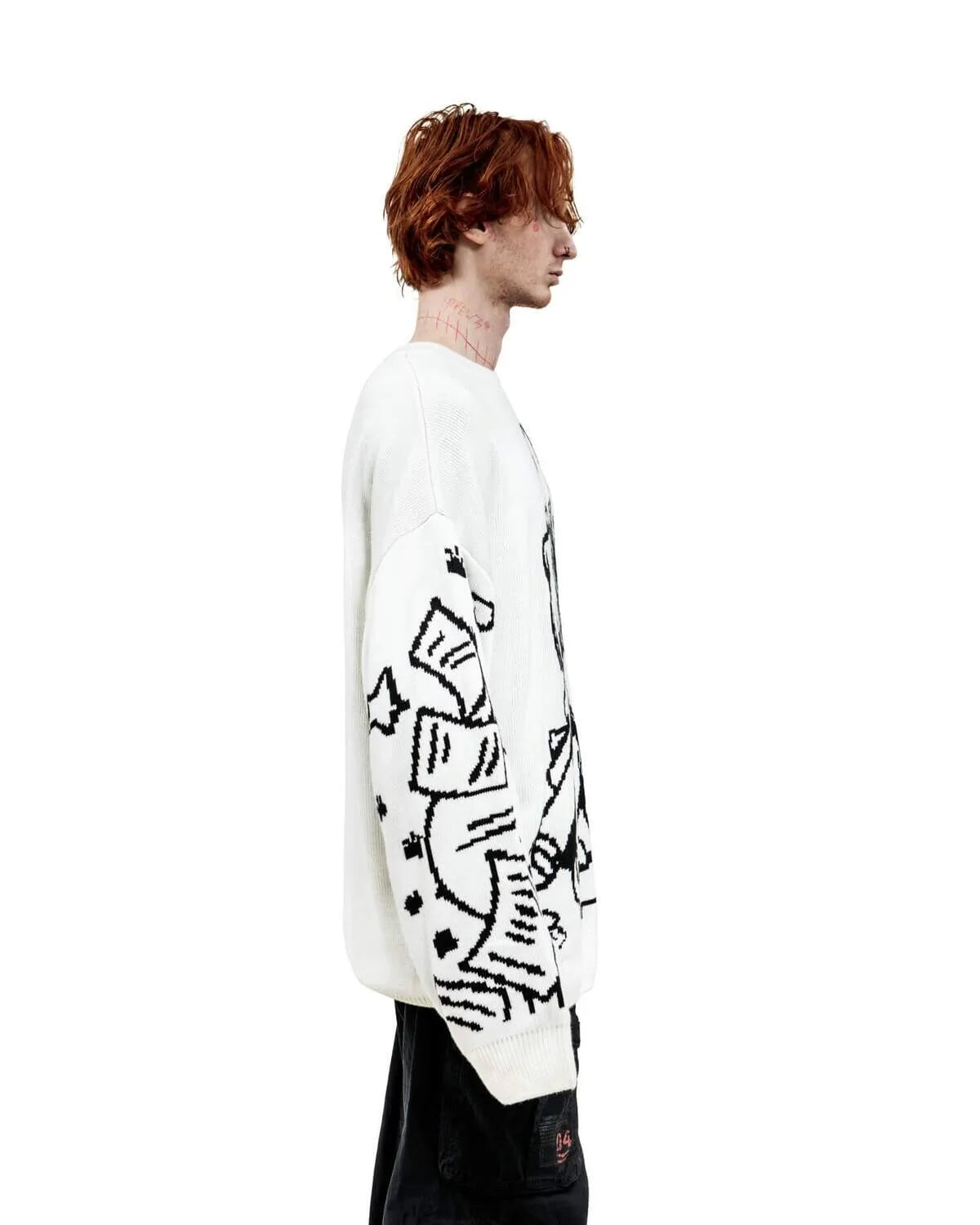 Cartoon Knitted Pullover Sweater