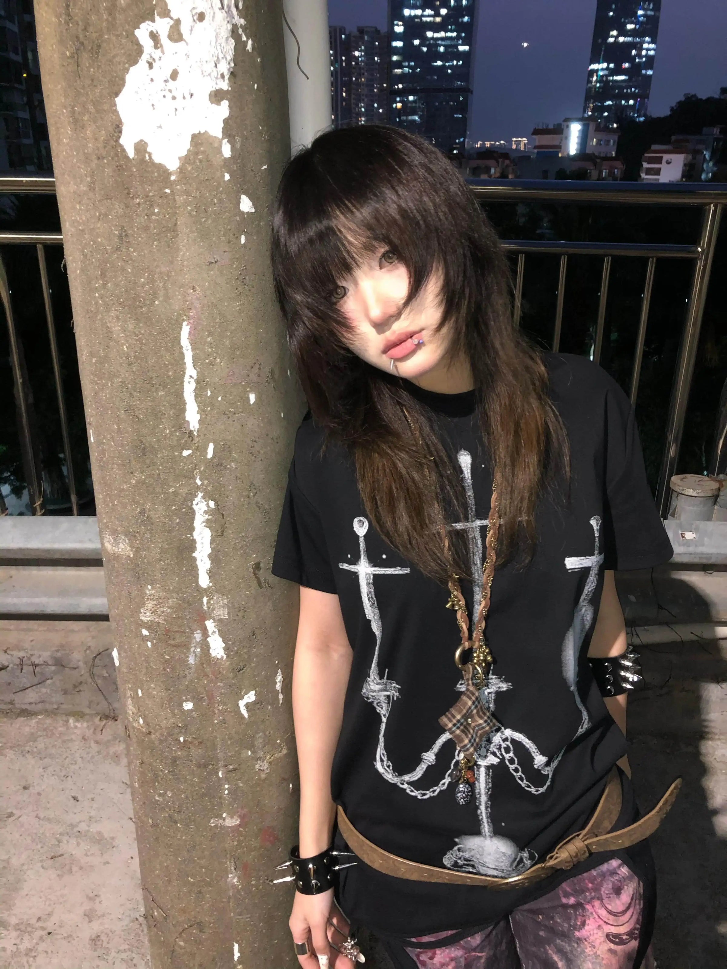 Cross Candle Graphic T-shirt - PWM