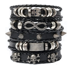 Rivet Leather Bracelet Sets - PWM