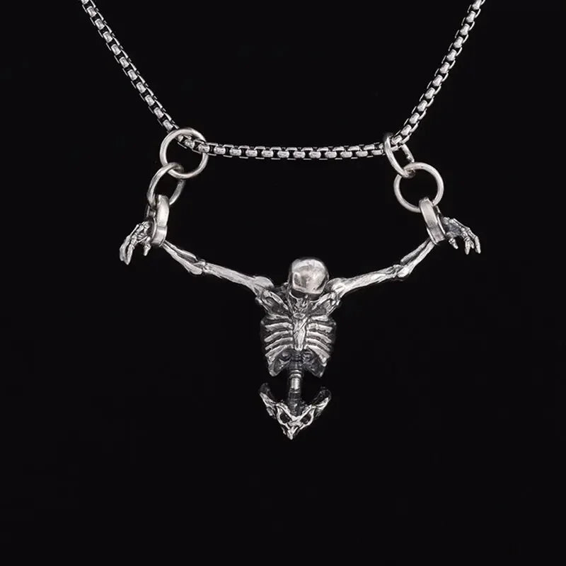 Captivity Skull Pendant Necklace