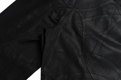 Coated Wax Baggy Cargo Pants - PWM