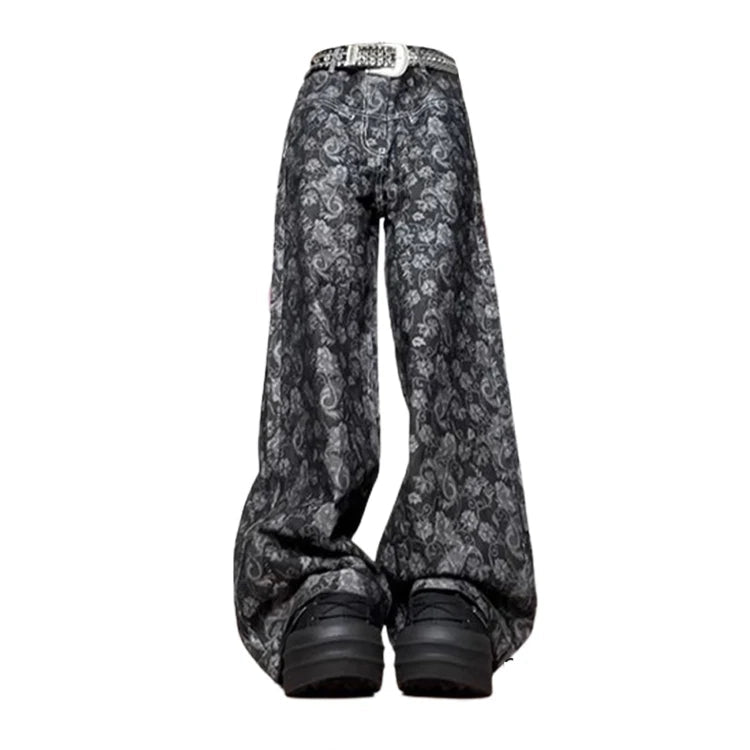 Paisly Pattern Baggy Trousers