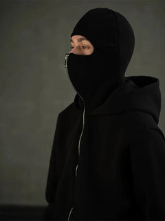 Balaclava Face Mask Zipper Hoodie - PWM