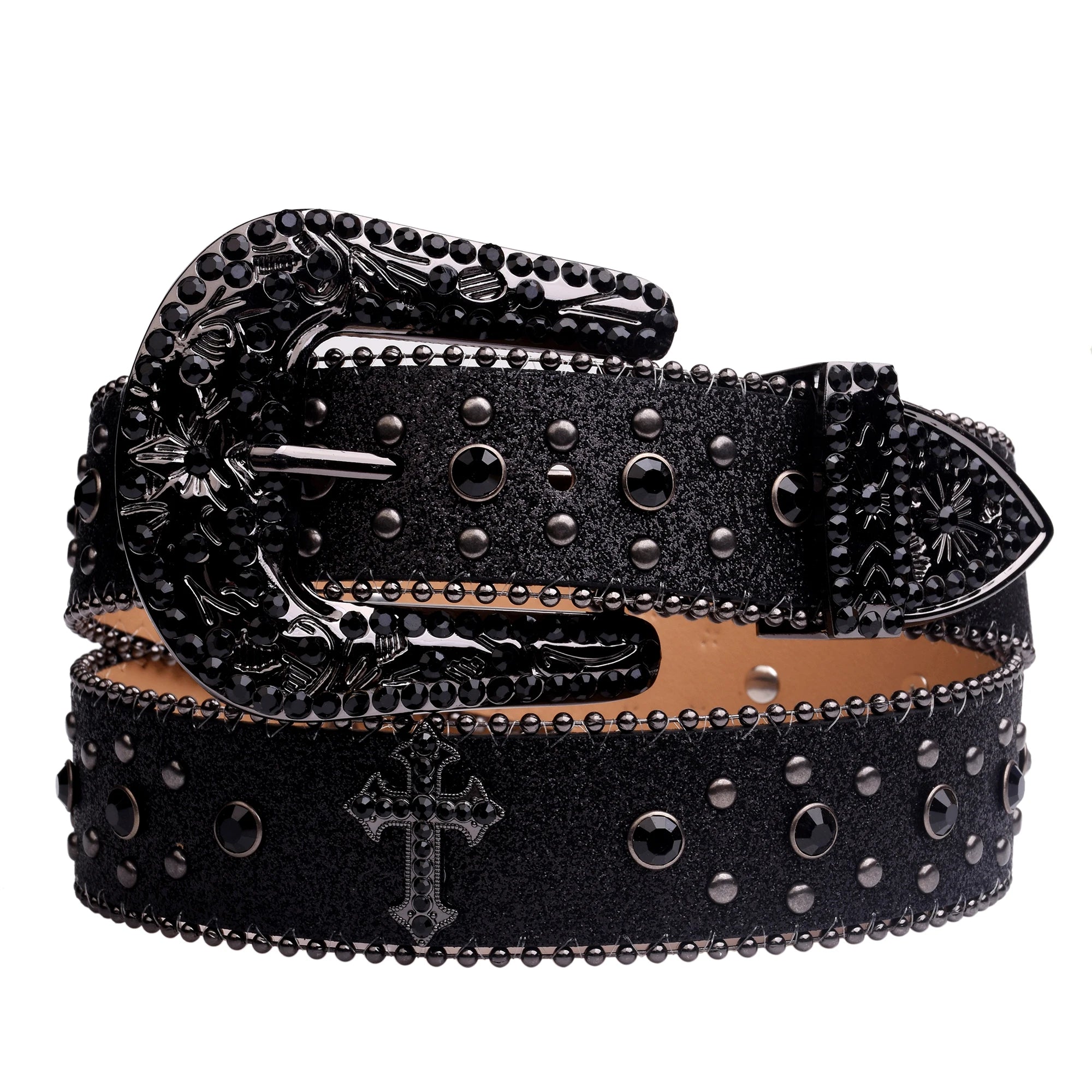 Western Cowboy Cross Rhinestone belt - PWM