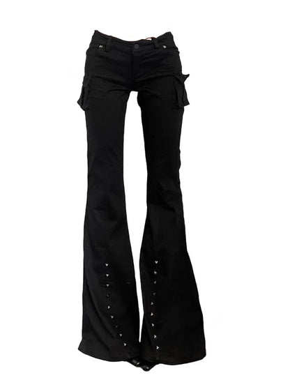 Goblin Low Rise Flare Pants