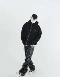 Pleated Leather Pants - PWM