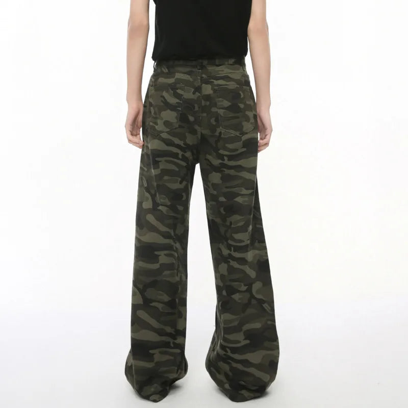 Camouflage Loose Jeans