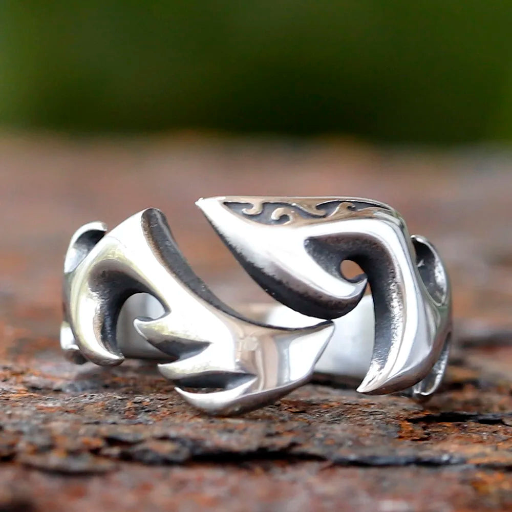 Flame motif Ring