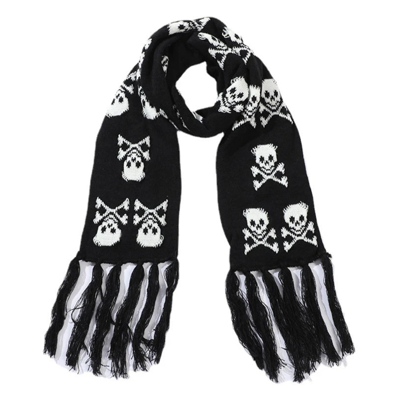 Skull Pattern Scarf