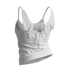 Angel Wings Embroidered Vest - PWM