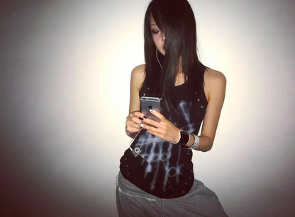 Tattoo Print Tank Top