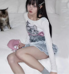 Cat Graphic Slim-Fit Shirt - PWM