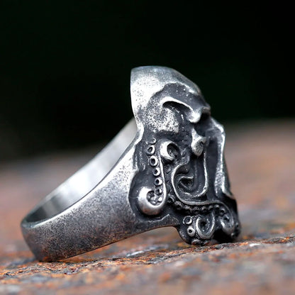 Octopus Skull Ring