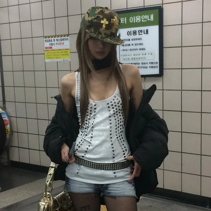 Y2k Sequin Tank Top