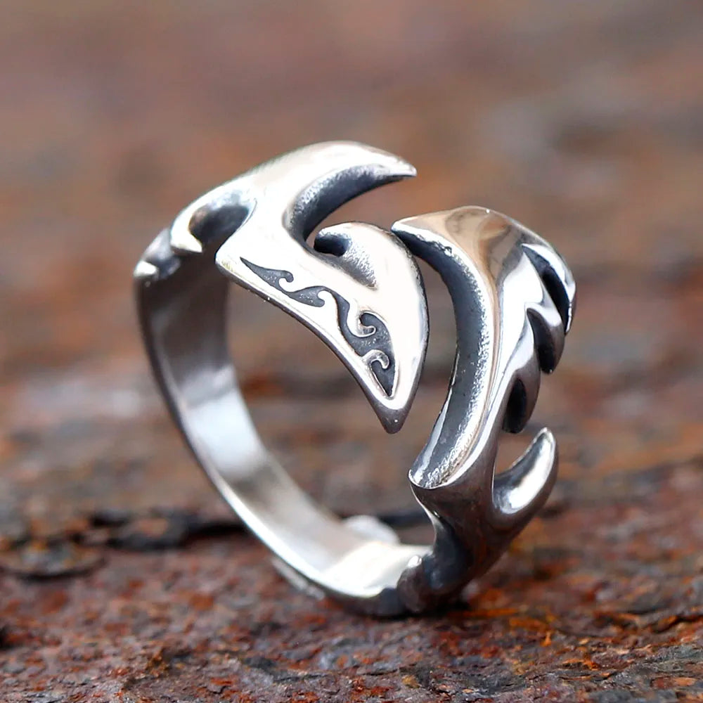 Flame motif Ring