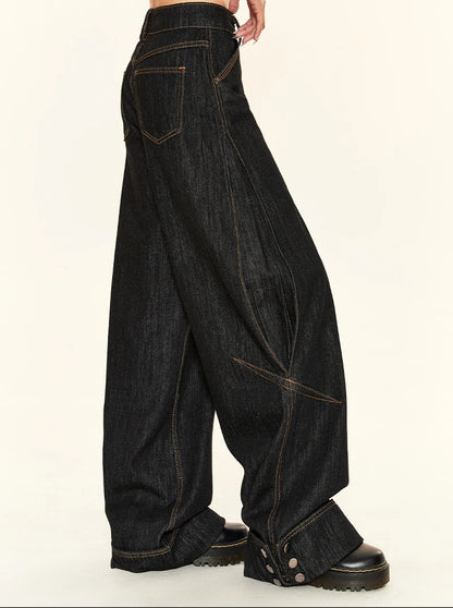 Baggy Denim Trousers