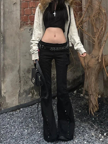 Goblin Low Rise Flare Pants