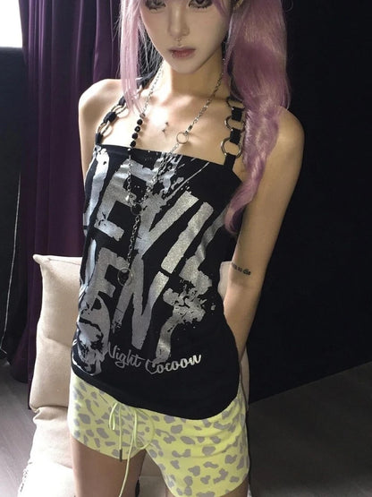 Letter Print Tank Top