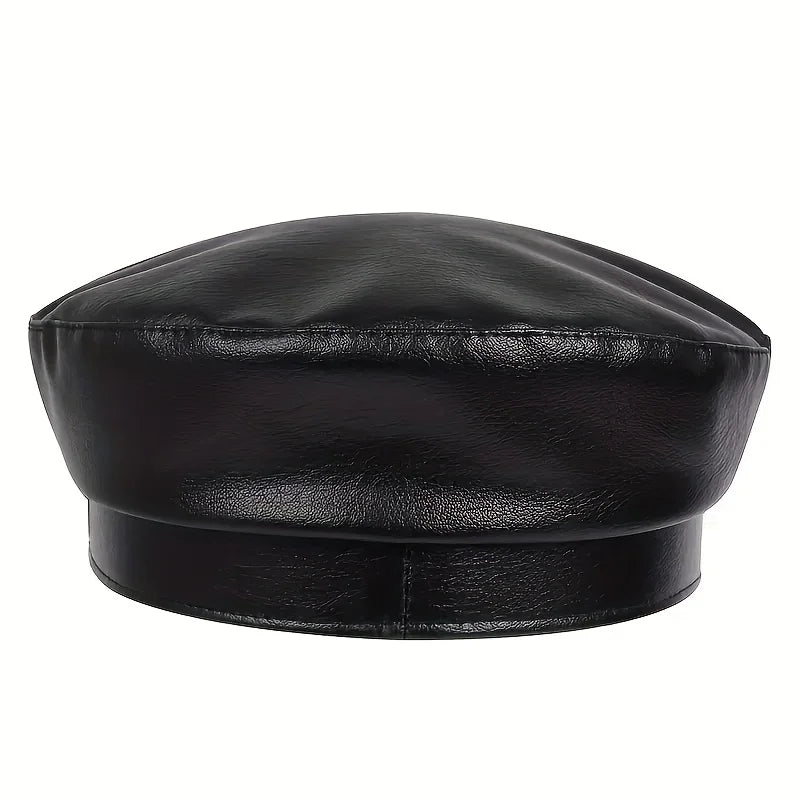 Belt Buckle Leather Hat