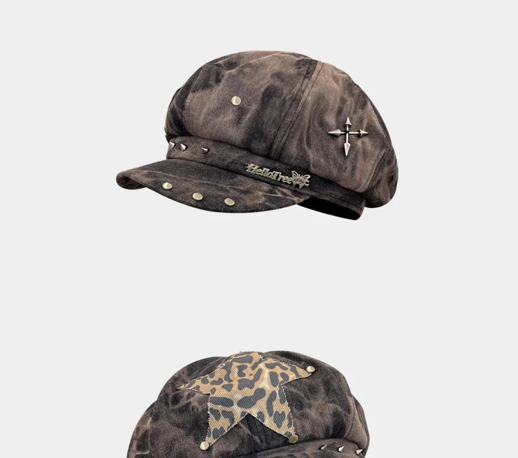 Rivet Beret Cap
