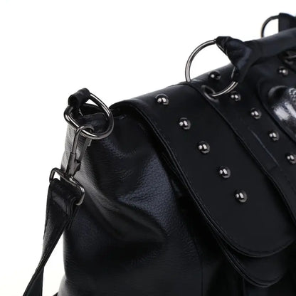 Rivet Skull Shoulder Bag