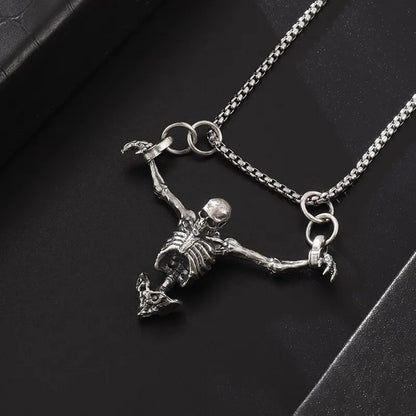 Captivity Skull Pendant Necklace