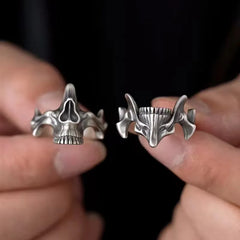 Gothic Skull Mask Rings - PWM
