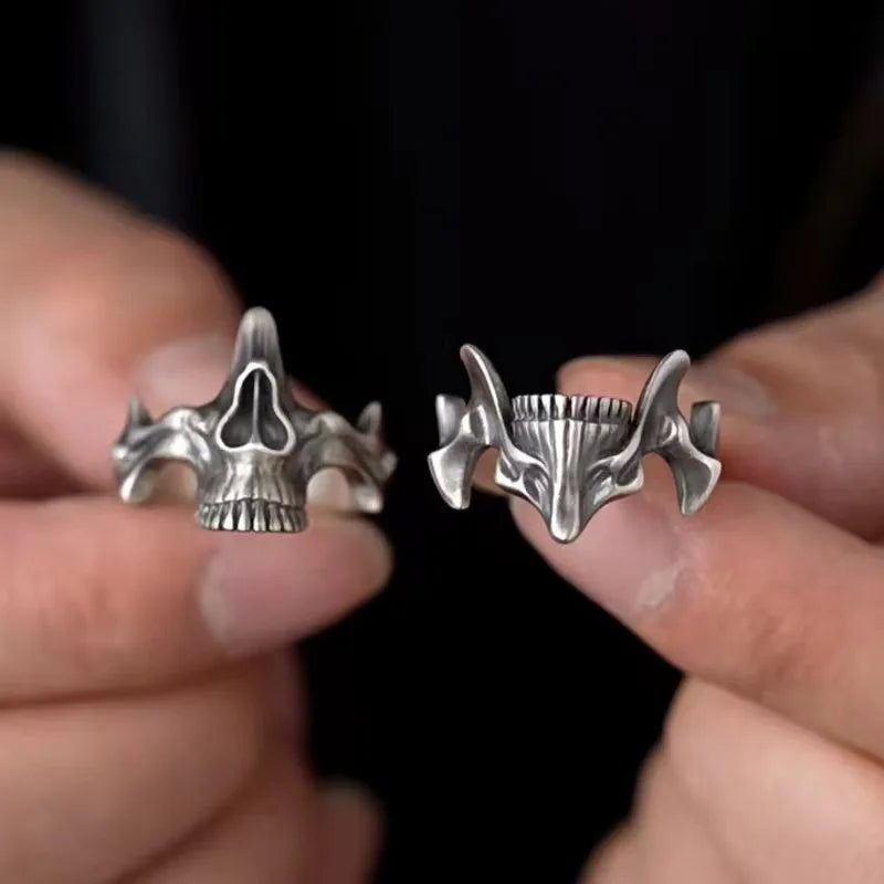 Gothic Skull Mask Rings - PWM