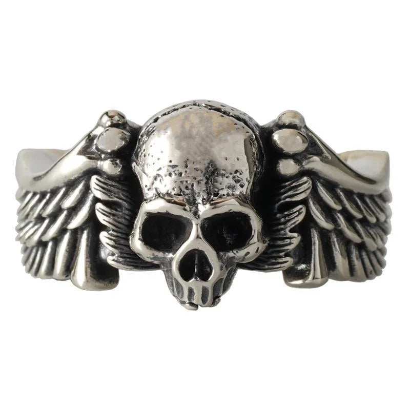 Wings Skull Ring
