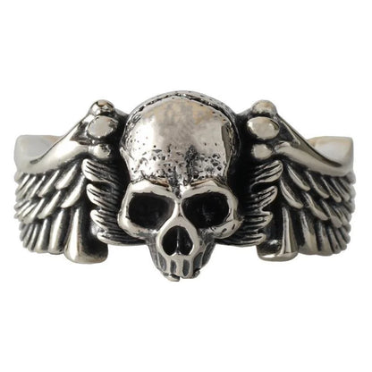 Wings Skull Ring